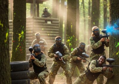 jak bezpiecznie grać w paintball