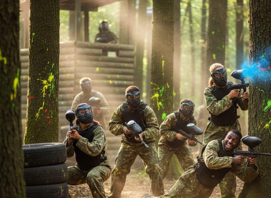 Adrenalina i&nbsp;dobra zabawa – jak bezpiecznie grać w&nbsp;paintball?