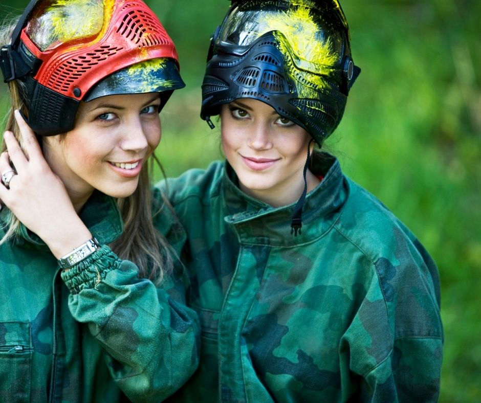 bezpieczeństwo na paintballu